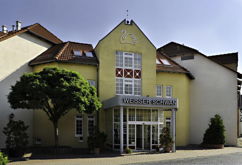 Hotel Weisser Schwan Erfurt Exterior foto