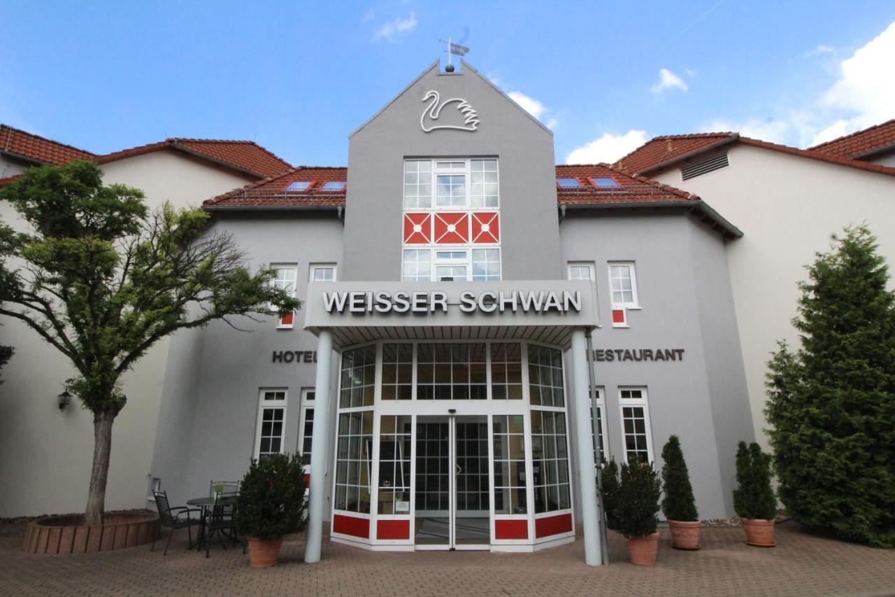 Hotel Weisser Schwan Erfurt Exterior foto